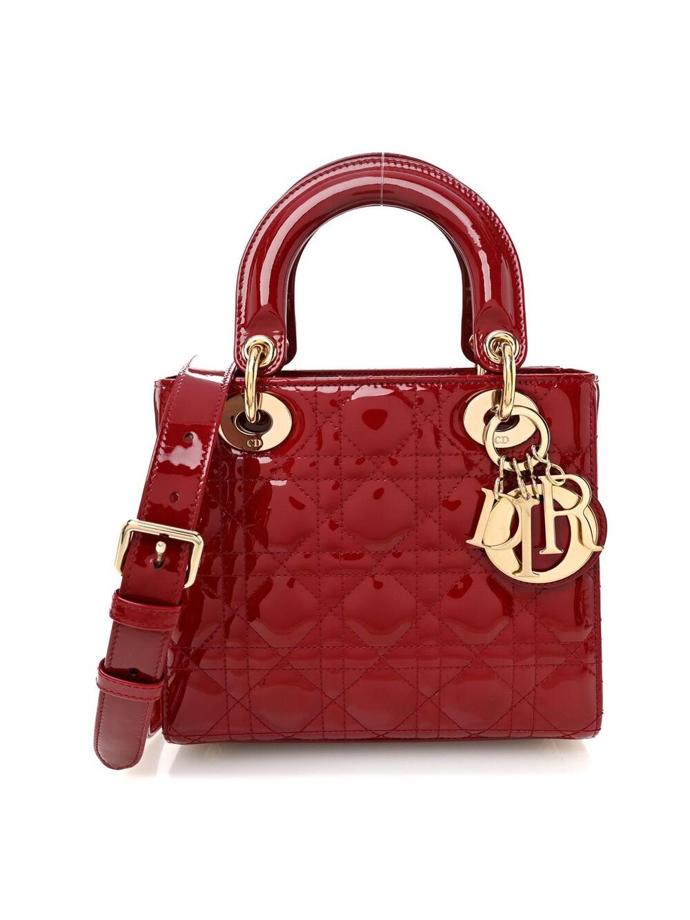 Christian Dior Patent Cannage Small #295677C44B